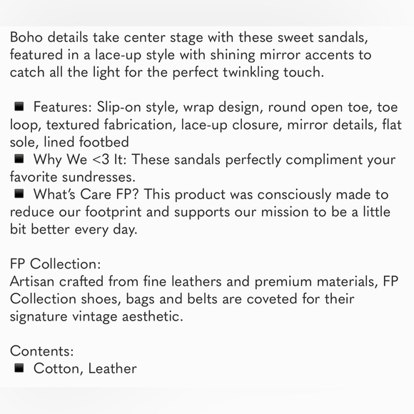 NWT Free People Mantra Mirror Sandals - 7.5 - Picture 12 of 12